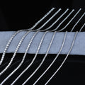 925 Sterling Silver VVS Moissanite Tennis Chain Necklace