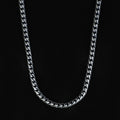 925 Sterling Silver 5mm Cuban Curb Chain Necklace for Men