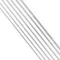 925 Sterling Silver VVS Moissanite Tennis Chain Necklace
