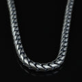 925 Sterling Silver 8mm Round Curb Chain Necklace for Men