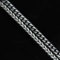 925 Sterling Silver 8mm Round Curb Chain Necklace for Men