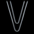 Men Handmade Oxized Minimal Curb Chain Necklace