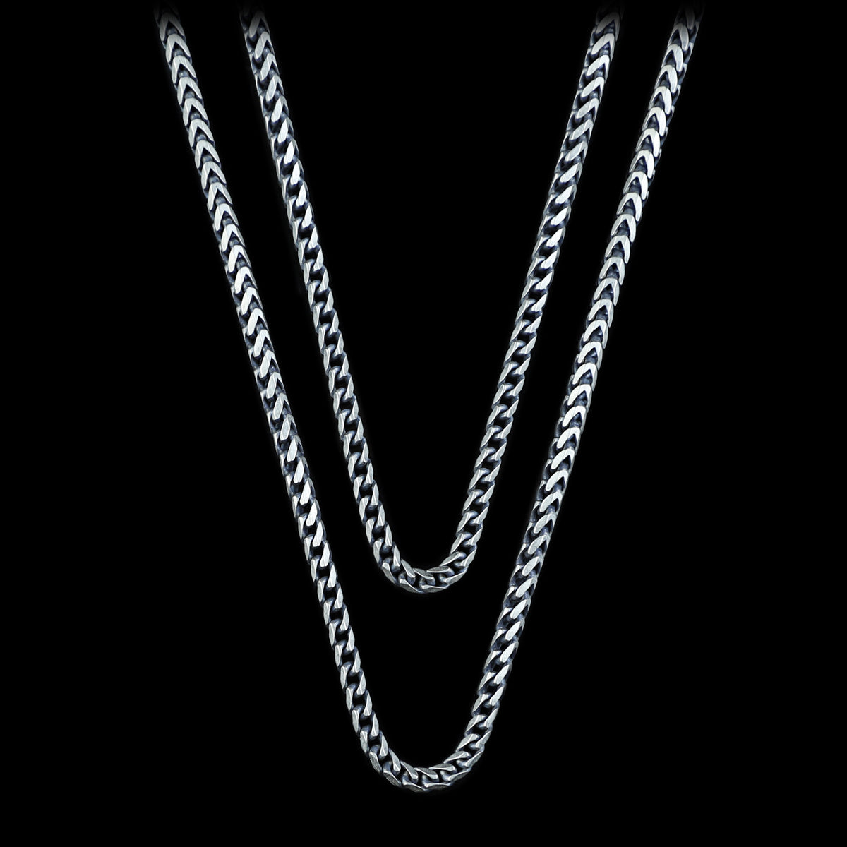 Men Handmade Oxized Minimal Curb Chain Necklace