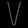 Men 925 Silver Handmade 5mm Franco Chain Necklace
