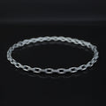 925 Sterling Silver Oxidized Gothic Chain Necklace for Men