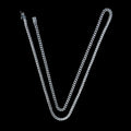 Men 925 Silver Handmade 5mm Franco Chain Necklace