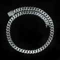925 Sterling Silver 10mm Handmade Cuban Curb Chain Necklace for Men