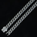 925 Sterling Silver 10mm Handmade Cuban Curb Chain Necklace for Men