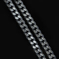 925 Sterling Silver 12mm Gothic Byzantine Chain Necklace for Men