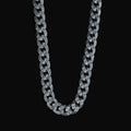 925 Sterling Silver Oxidized Gothic Byzantine Chain Necklace for Men
