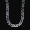 925 Sterling Silver 12mm Heavy Cuban Curb Chain Necklace
