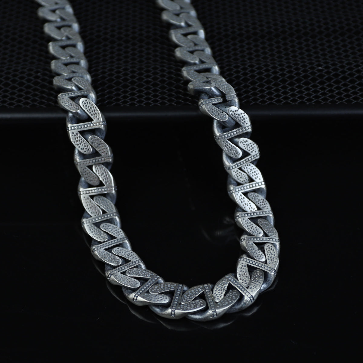 925 Sterling Silver 12mm Heavy Cuban Curb Chain Necklace