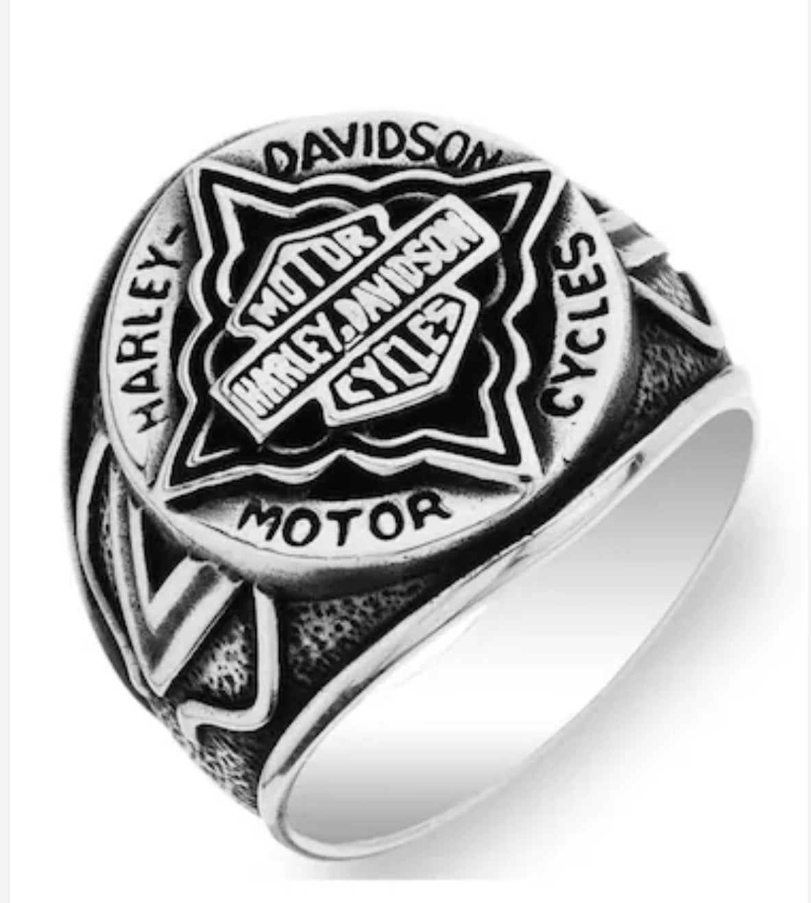 Silver Handmade Motorcycle Harley-Davidson Ring