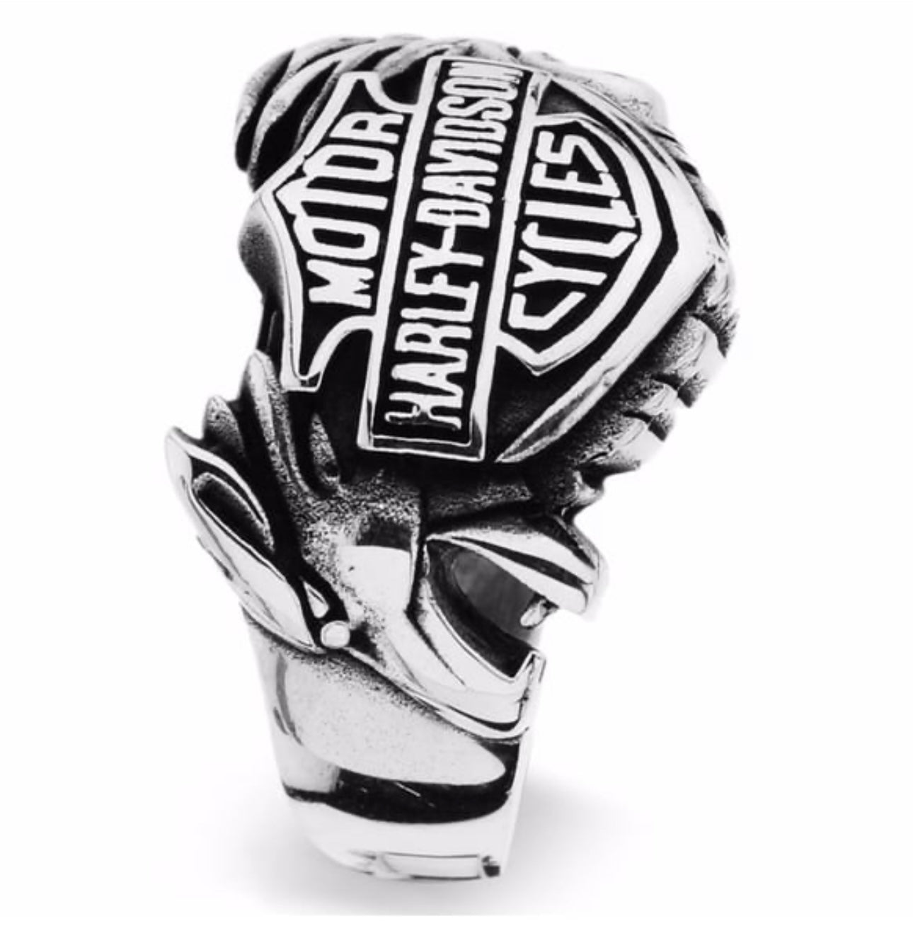 Silver Handmade Harley-Davidson Ring
