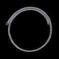 925 Sterling Silver Men Handmade Snake Popcorn Chain Necklace