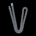 925 Sterling Silver Men 10MM Oxized Heavy Chain Necklace
