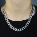 925 Sterling Silver Oxidized Gothic Byzantine Chain Necklace for Men