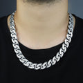 925 Sterling Silver 12mm Heavy Cuban Curb Chain Necklace