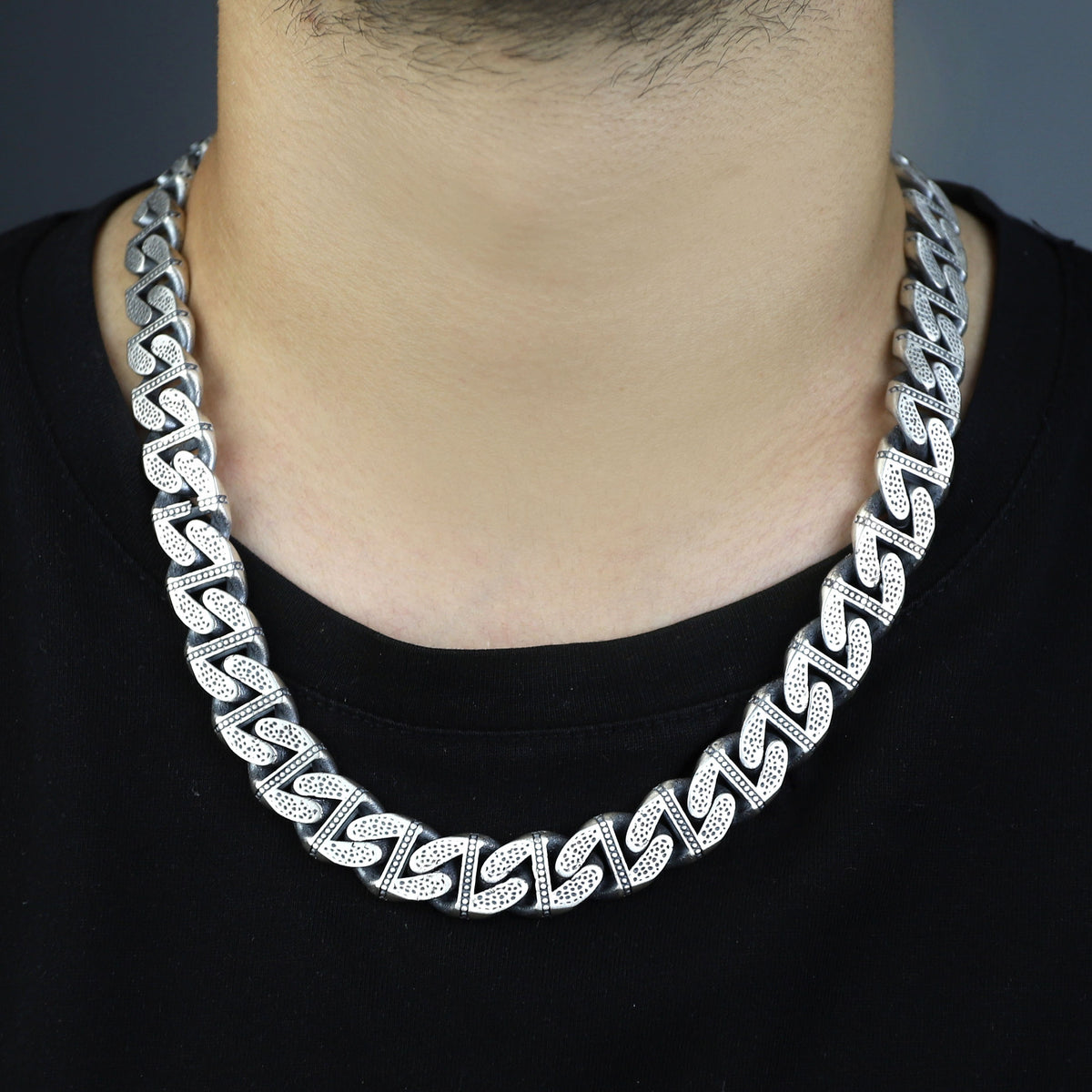 925 Sterling Silver 12mm Heavy Cuban Curb Chain Necklace