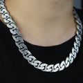 925 Sterling Silver 12mm Heavy Cuban Curb Chain Necklace