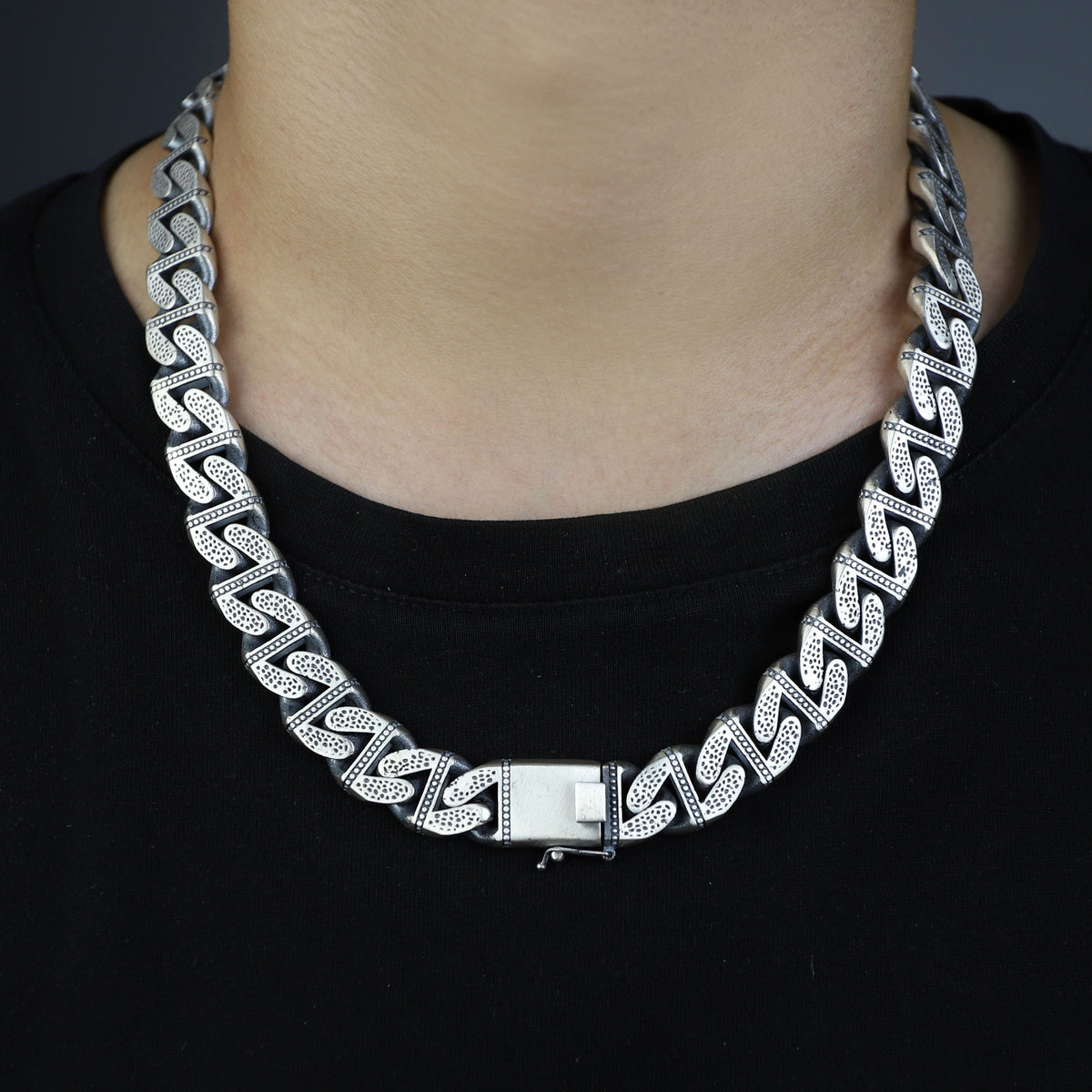 925 Sterling Silver 12mm Heavy Cuban Curb Chain Necklace