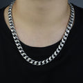 925 Sterling Silver 10mm Cuban Curb Chain Necklace