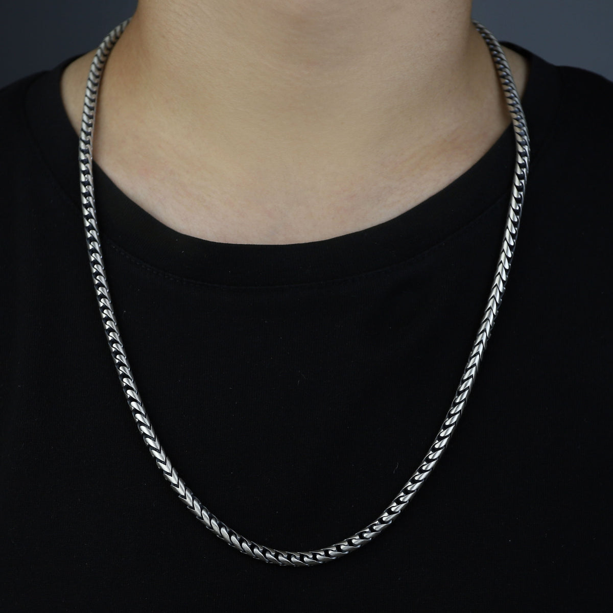 925 Sterling Silver 5mm Cuban Curb Chain Necklace for Men