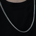 925 Sterling Silver 5mm Cuban Curb Chain Necklace for Men