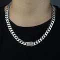 925 Sterling Silver 10mm Handmade Cuban Curb Chain Necklace for Men