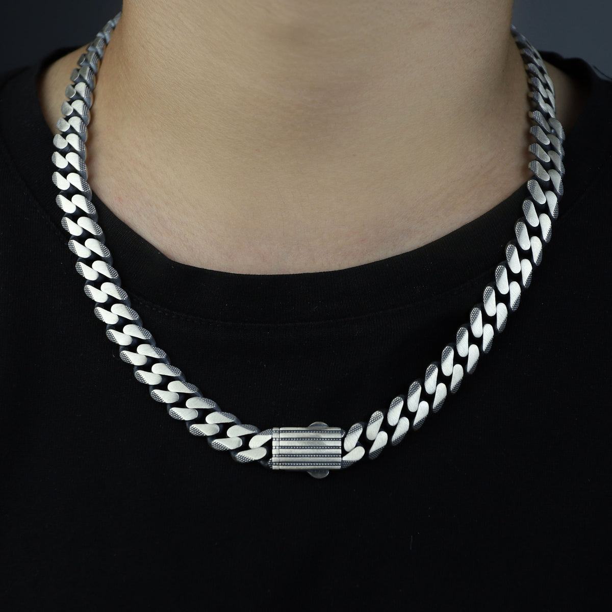 925 Sterling Silver 10mm Handmade Cuban Curb Chain Necklace for Men