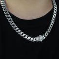 925 Sterling Silver 10mm Handmade Cuban Curb Chain Necklace for Men