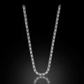 925 Sterling Silver Oxized Snake Chain Necklace