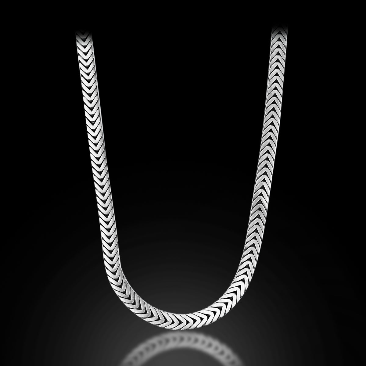 925 Solid Silver 10mm Heavy Franco Chain Necklace