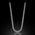 Men Handmade Popcorn Snake Emerald Gemstone Chain Necklace
