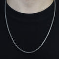 Men Handmade Oxized Minimal Curb Chain Necklace