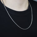 Men Handmade Oxized Minimal Curb Chain Necklace