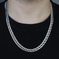 Men Handmade 10MM Curb Chain Solid Necklace