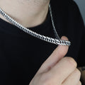 Men Handmade 10MM Curb Chain Solid Necklace
