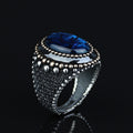 925 Sterling Silver Handmade Abalone Pearl Gemstone Ring