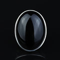 Men Silver Large Onyx Ring, Engraved Large Handmade Ring, Big Mens Onyx Ring, Engraved Onyx Ring, Ring For Men, 925 Sterling Silver Ring