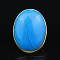 Large Engraved Turquoise Stone Signet Ring, 18K Gold Engraved Turquoise Ring, Man Large Signet Ring, Gold Handmade Ring, 925 Silver