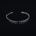 Silver Black Onyx Gemstone Luxury Tennis Bracelet