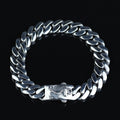 Silver 10MM Cuban Chain Bracelet, Anchor Cuban Chain Men Bracelet, 10MM Cuban Chain Bracelet, Perfect Men's Bracelet, 925 Solid Silver