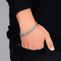 Silbernes handgefertigtes Gourmet-Kettenarmband