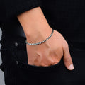 Pulsera Cadena Cuba Fina Plata