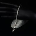 Pulsera Italiana Cadena Cuba Fina de Plata