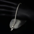 Silver Handmade Curb Chain Bracelet