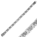 Silver Hand-Engraved Silver Chain Bracelet