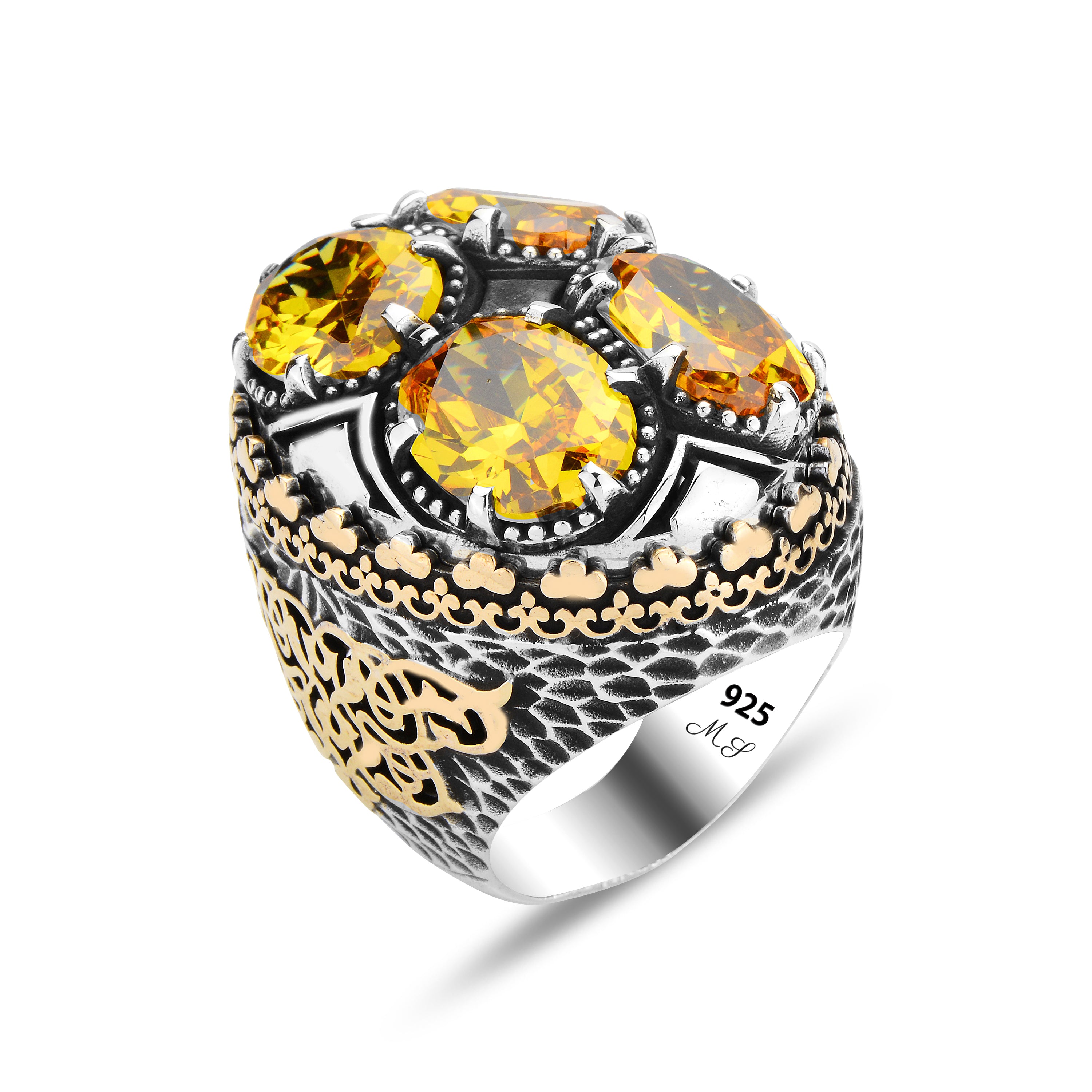 Citrine Men's Ring, Ottoman hotsell Men's Ring