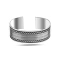 Silver Thick 22MM Cuff Band Bracelet